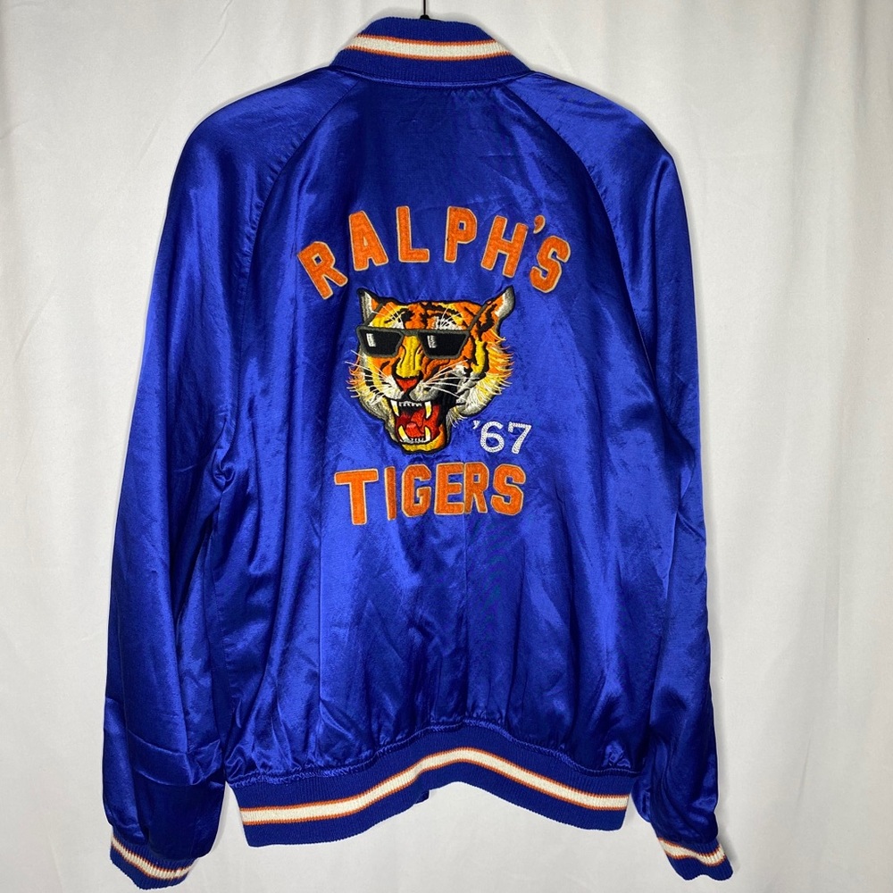 POLO RALPH LAUREN Satin Souvenir Varsity Jacket - Picture 7 of 8